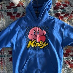 Kirby Blue Kids Hoodie